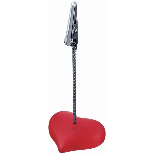 Memo holder in forma de inima